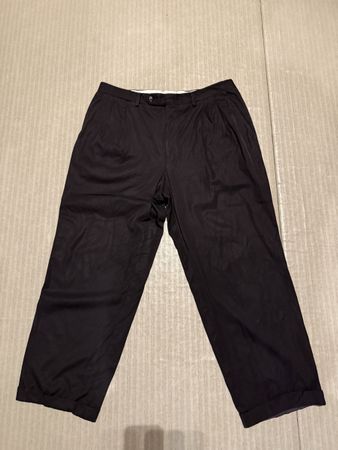 Pantalons CANALI Milano 100% laine vierge taille 54 noir
