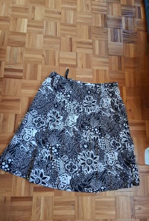Jupe Biaggini noir-blanche/Biaggini-Rock schwarz und weiß