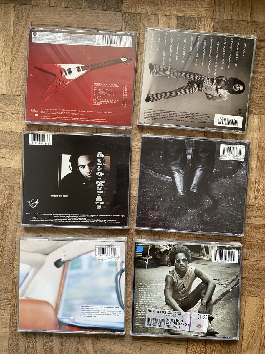 CD: Lenny Kravitz 6 CD‘s – Usato da Männedorf venduto da Sandrina8 1