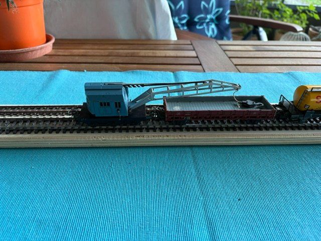 Märklin Modellini di ferrovie: Märklin DB Güterzug gemischt 5.-teilig – Usato da Frenkendorf venduto da HampeFrenk