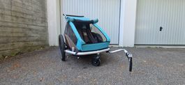 Croozer Kid for 2 – Veloanhänger inkl. Jogging-set