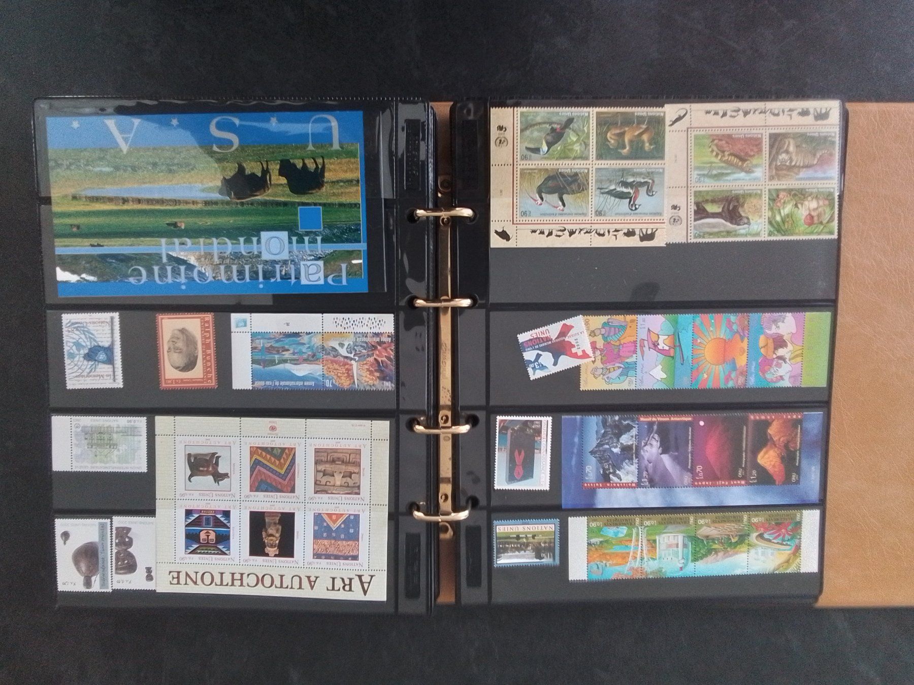 Alle Briefmarken: Sammlung UNO Genf inklusive 12 Markenhefte Postfrisch – Gebraucht aus Reichenburg von Pipo-67 3