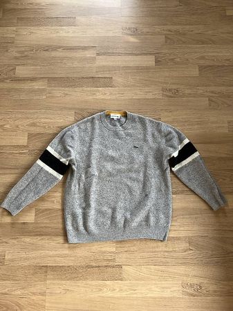 Lacoste Herren Wollpullover  FR 6 / US XL (Grau)