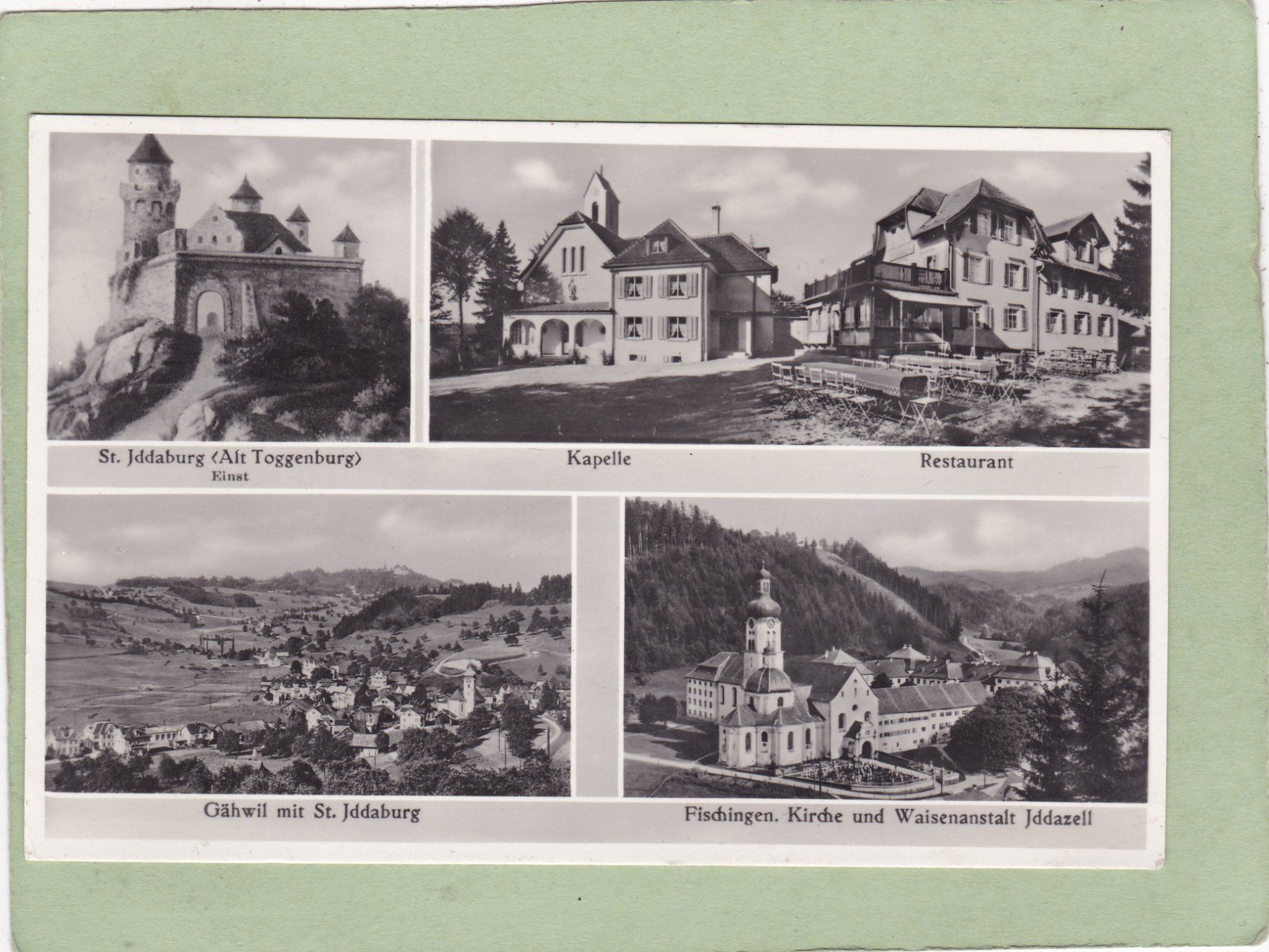 Cartoline postali: St. Iddaburg b. Gähwil 1937 – Usato da Herisau venduto da Lisegrat2008