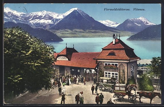 Cartes postales: Vitznau /Vierwaldstättersee, Partie am  – D'occasion à Berlin par bartko-reher