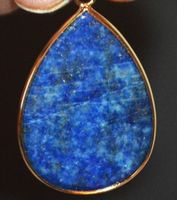 Anhänger L-6250 – Lapislazuli 35x26mm