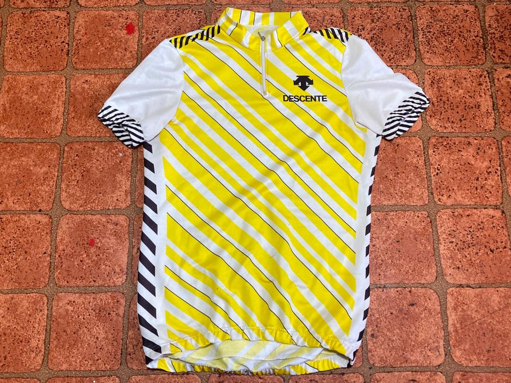 Vintage 80s Radtrikot Blacky Cilo Emmenbrücke Gr.XL (Gebraucht) in