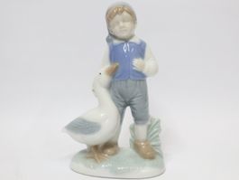 Vintage Porzellan Figur Nils Holgersson