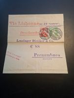 Drucksache nach Brasiien mit Marken 1914