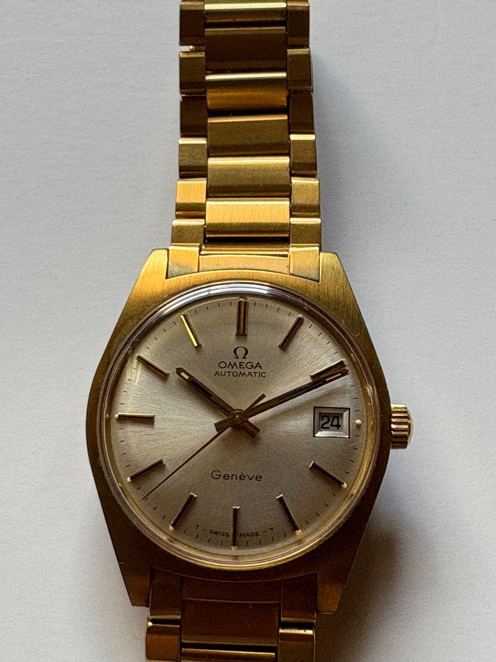 Omega Orologi: OMEGA "Geneve" Herr Autom./Datum Plaqué – Usato da Gonten venduto da luegemol 5