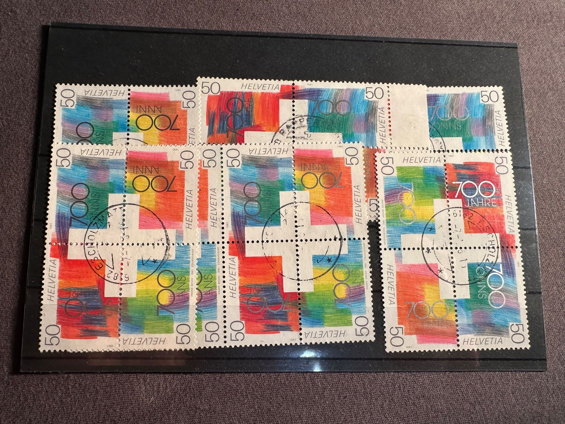 Alle Briefmarken: Briefmarken Schweiz 1991 – Gebraucht aus Stettfurt von 2442
