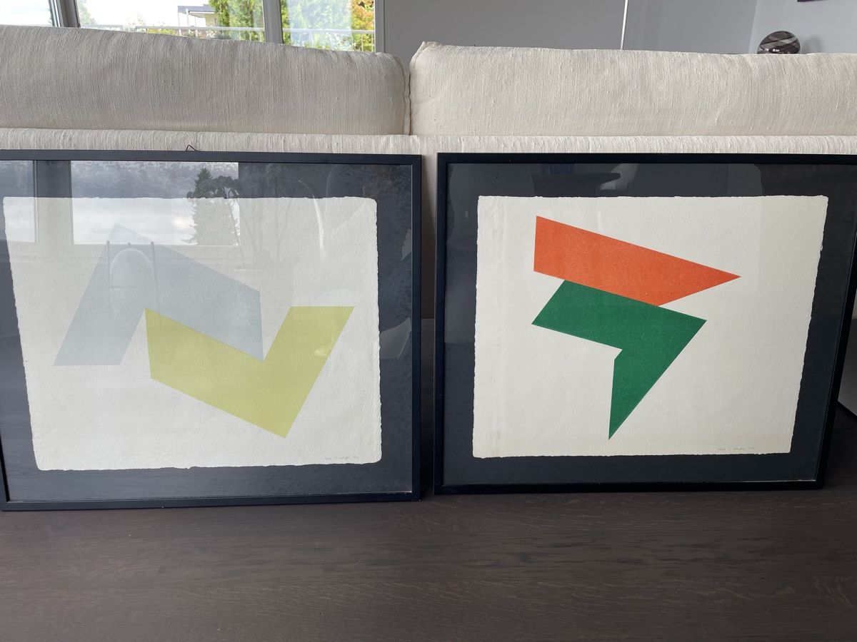 Grafiken & Lithographien: Horst Scheffler Serigrafie handsigniert – Gebraucht aus Zürich von LoveFashion76