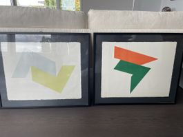 Horst Scheffler Serigrafie handsigniert