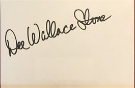 Dee Wallace Stone E.T. Autogramm signiert Karte 10x15cm