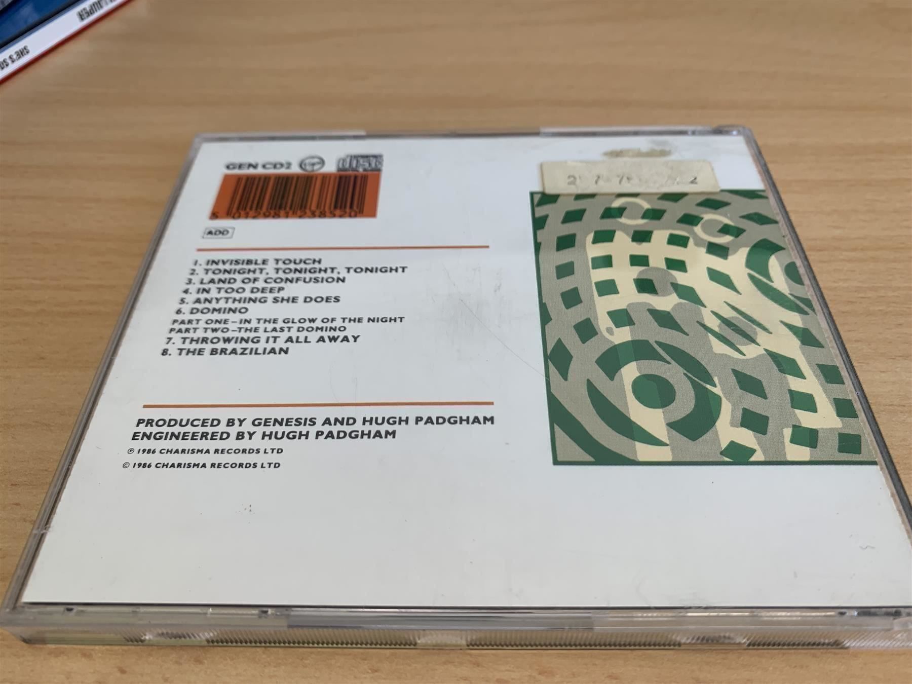 CD: Genesis – Invisible Touch – Usato da Rikon im Tösstal venduto da Alpenmutz 1