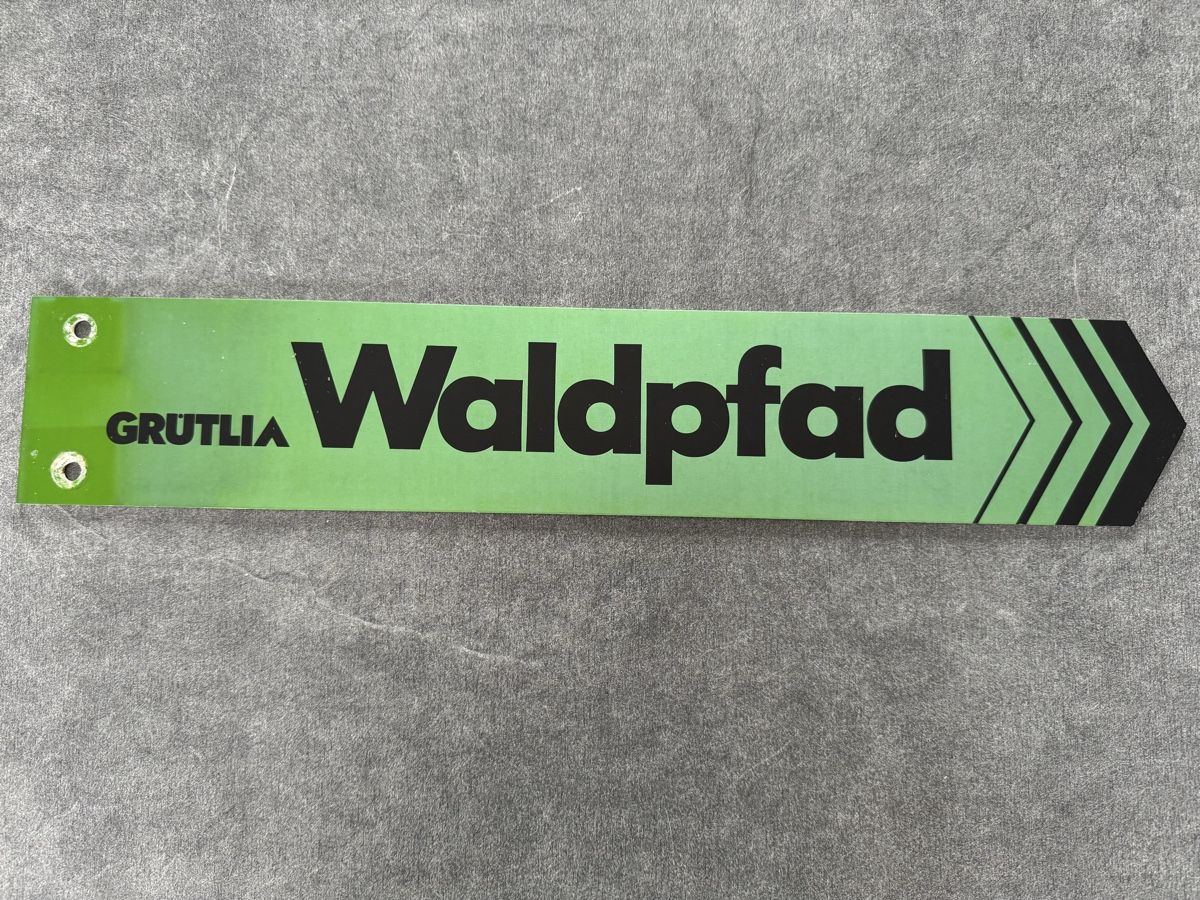 Schilder:  Waldpfad Schild  – Gebraucht aus Neuenkirch von Stumb