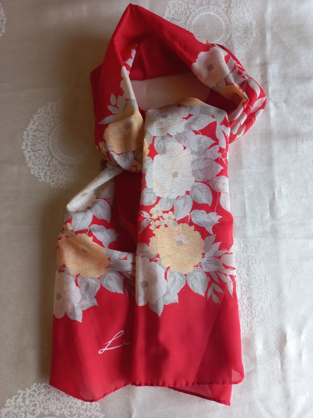 Foulards & écharpes: Leonardi foulard 150×36 cm – Neuf (Voir description) à Dompierre FR par fat_xth5 4