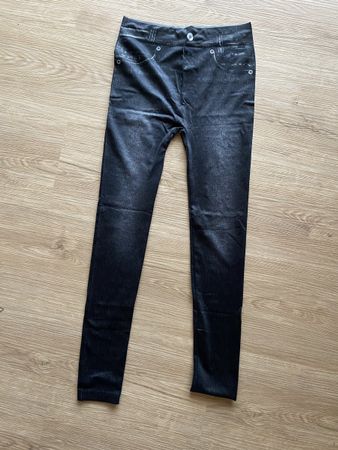 Leggings in Jeans-Optik, Gr. M, Top Zustand für Herbst!
