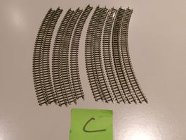 StarRecordsGmbH: Märklin 8530 10 × Gebogenes Gleis 220 mm