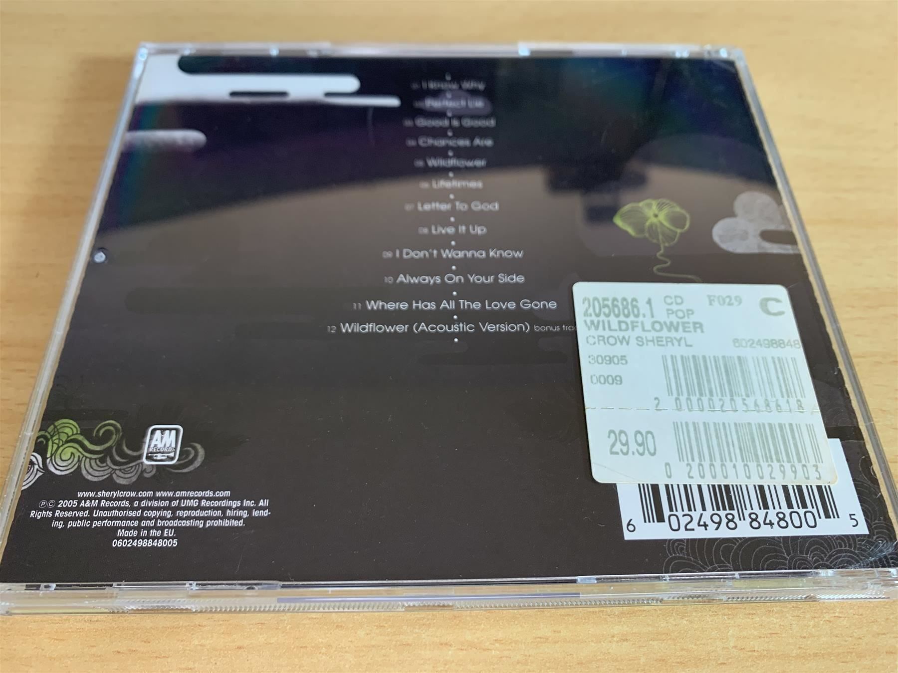 CDs: Sheryl Crow – Wildflower – Gebraucht aus Rikon im Tösstal von Alpenmutz 1