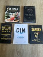 5 Cocktail-Fachbücher Spirituosen Gin Whiskey Mezcal Set