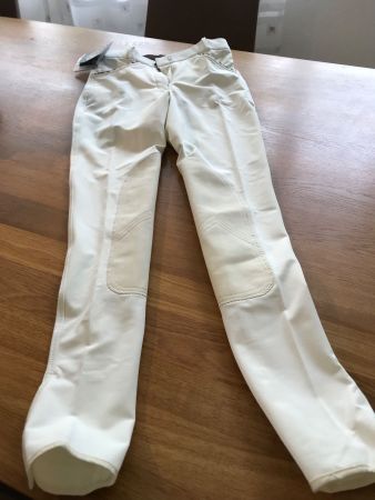 Laura Garrelli Reithose ungetragen in wollweiss gr. 34