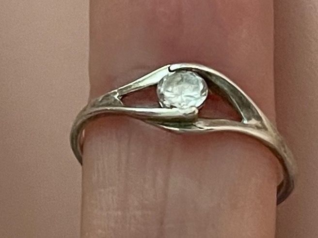 Anelli: Silber Ring 925 grosser Solitär in der Mitte modern Design – Usato da Nussbaumen AG venduto da brigitebardot 3