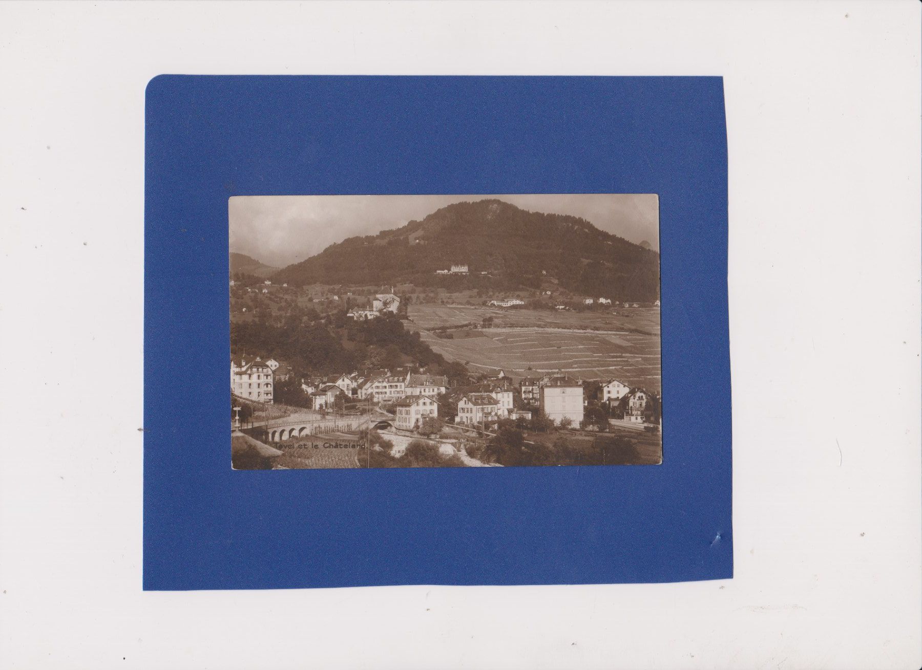 Cartoline postali: AK Tavel et le Châtelard... Clarens Montreux – Usato da Bex venduto da Canouille
