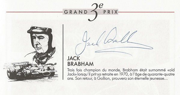 Autografi: Programmheft GP de Gollion 1987 Autogramm Fangio Regazzoni – Usato da Solothurn venduto da F1shop1 2