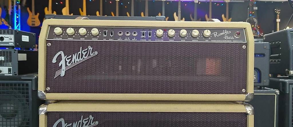 Fender Amplificatori: FenderRumble Bass Full Stack 1997 "Blonde" – Usato da Schlieren venduto da Basscenter 1