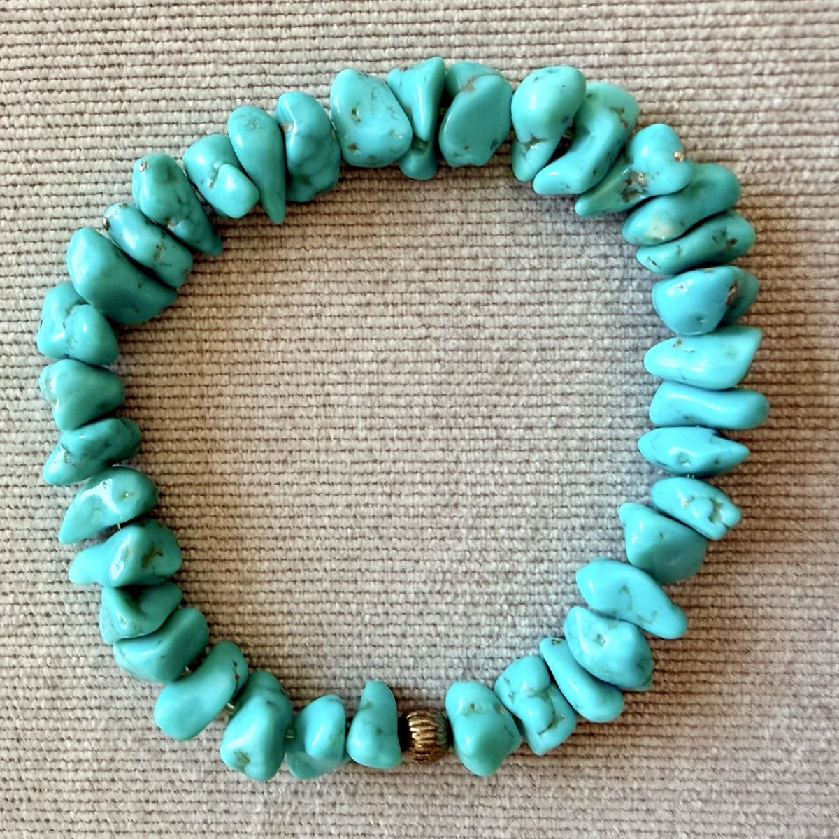 Armbänder & -reifen: Bracelet en Turquoise naturelle – Neu (gemäss Beschreibung) aus Marly von Nor_al3