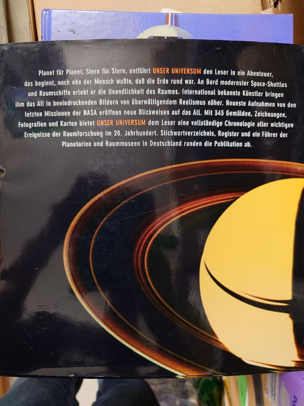 Libri: Buch Unser Universum  – Usato da Bätterkinden venduto da Grooovy 1