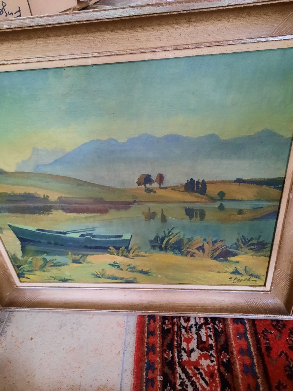 Tableaux: E.Vögeli, Ölbild LAC DE BRET – D'occasion à Busswil BE par balu37