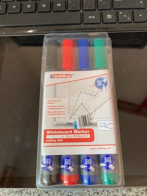 Edding Stylos & Marker: Edding 360 Whiteboard Marker & Flipchart – Neuf avec emballage d'origine à Untervaz par AndreaC04