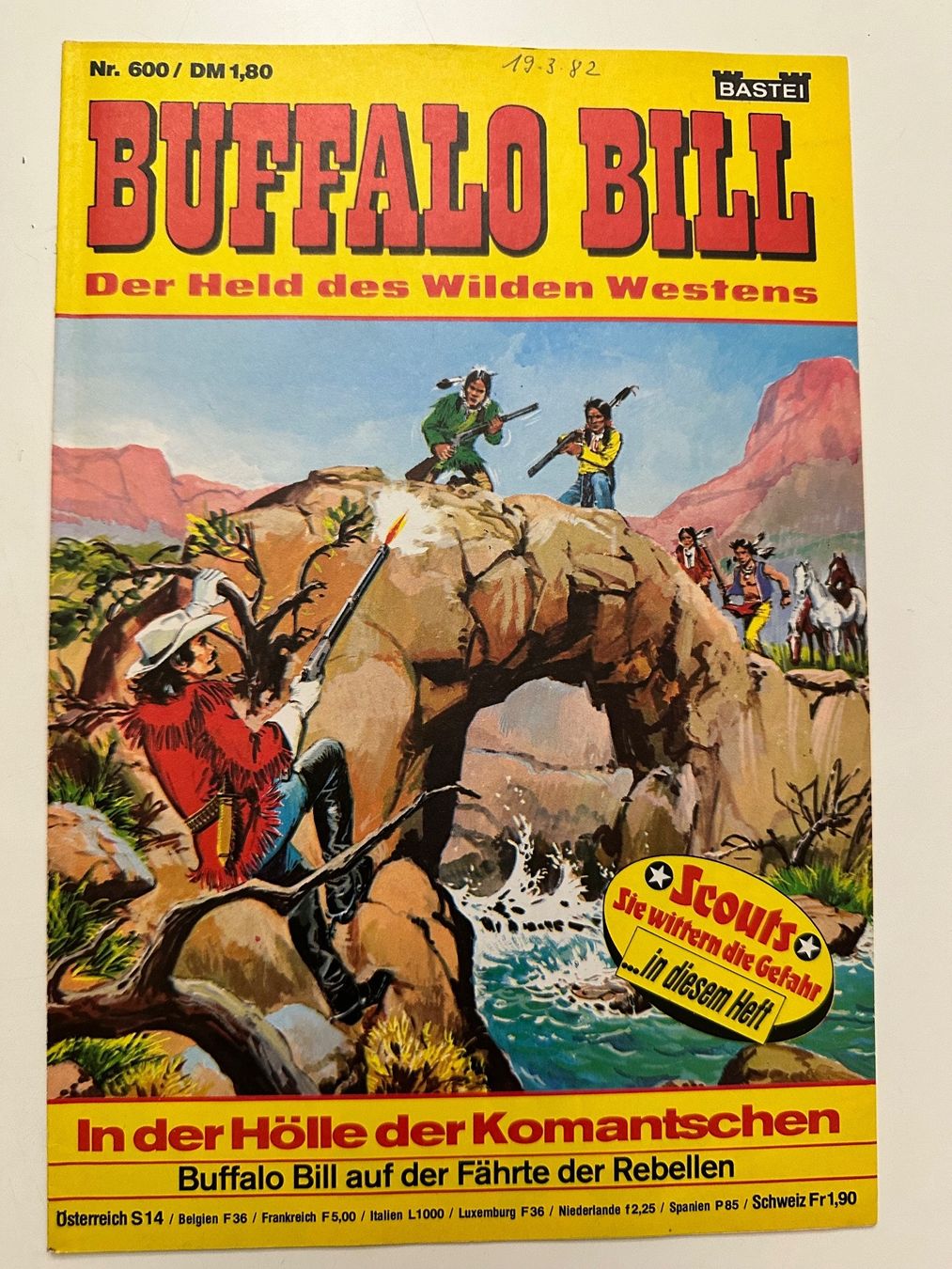 Comics: BUFFALO BILL NR. 600 ZUSTAND 1 - 1/2 – Gebraucht aus Münsingen von Ganjam