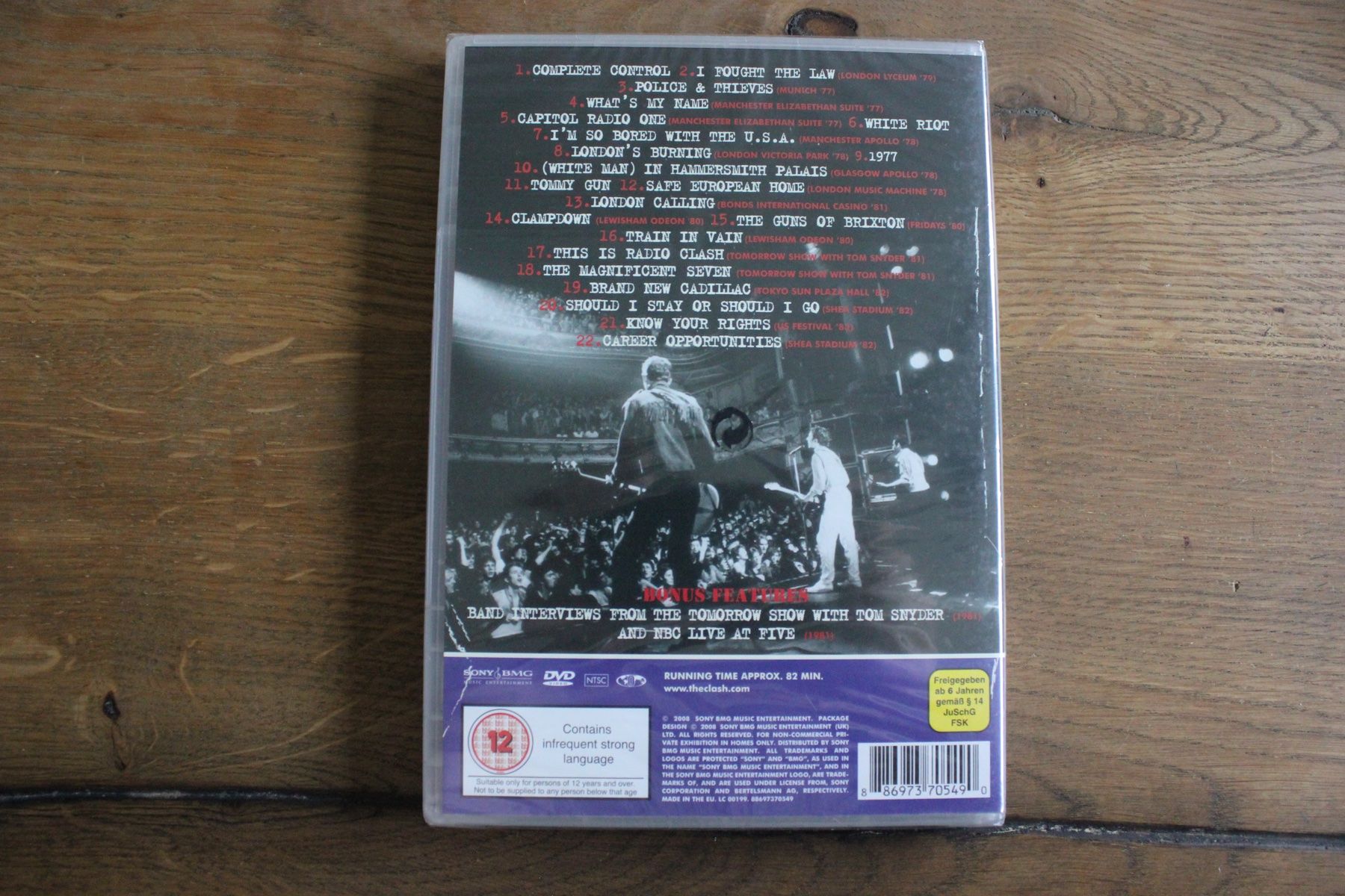 Alle DVDs: THE CLASH "LIVE REVOLUTION ROCK" DVD NEU – Neu und originalverpackt aus Geroldswil von Schlumpfine1973 1