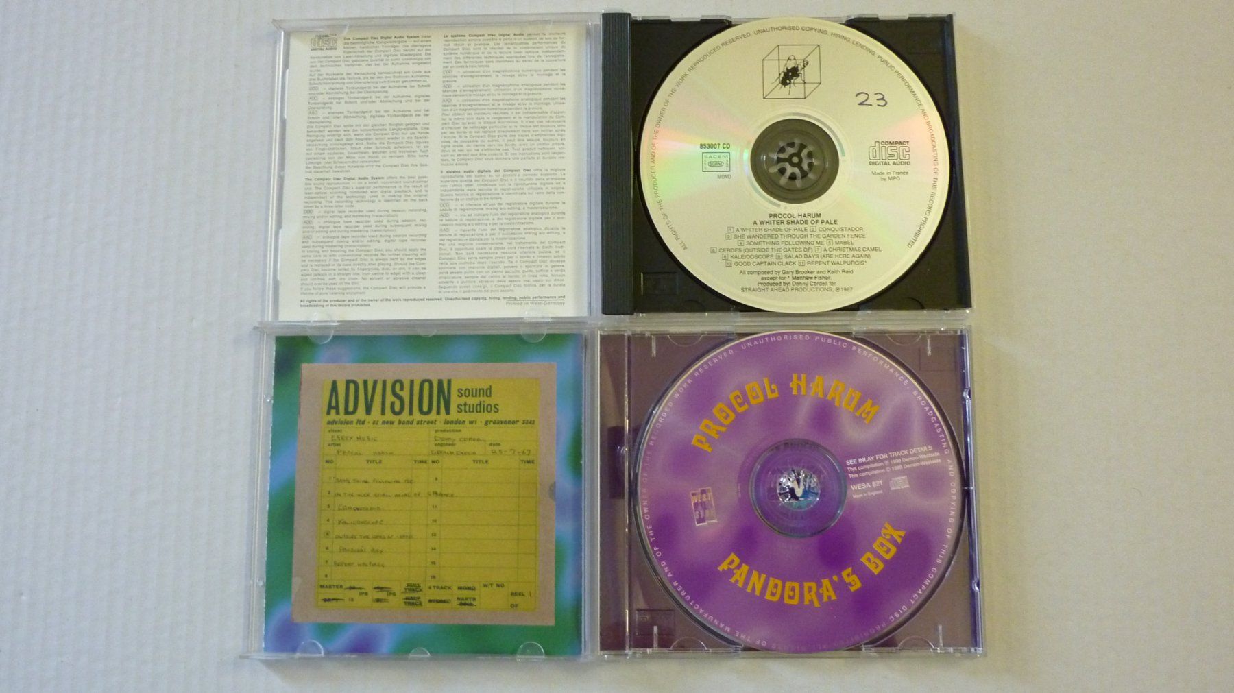CD: Procol Harum – Usato da Weesen venduto da Speerbezirk 1