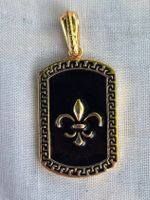 Anhänger LILIE fleur-de-lis, Symbol der Hoffnung & Zukunft