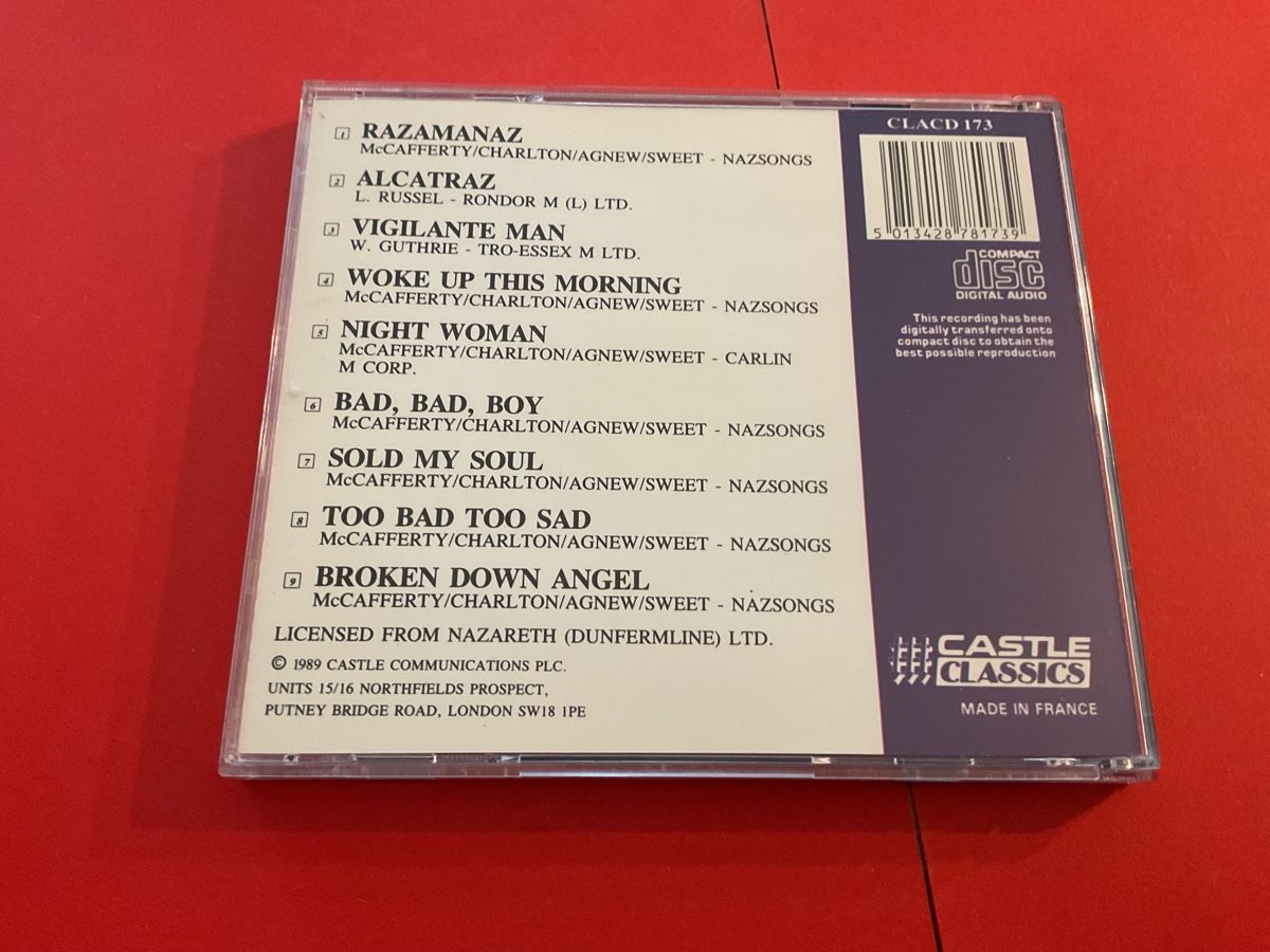 CDs: Nazareth - Razamanaz CD (Castle Classics) 1989 – Gebraucht aus Steinach von Quarkie 2