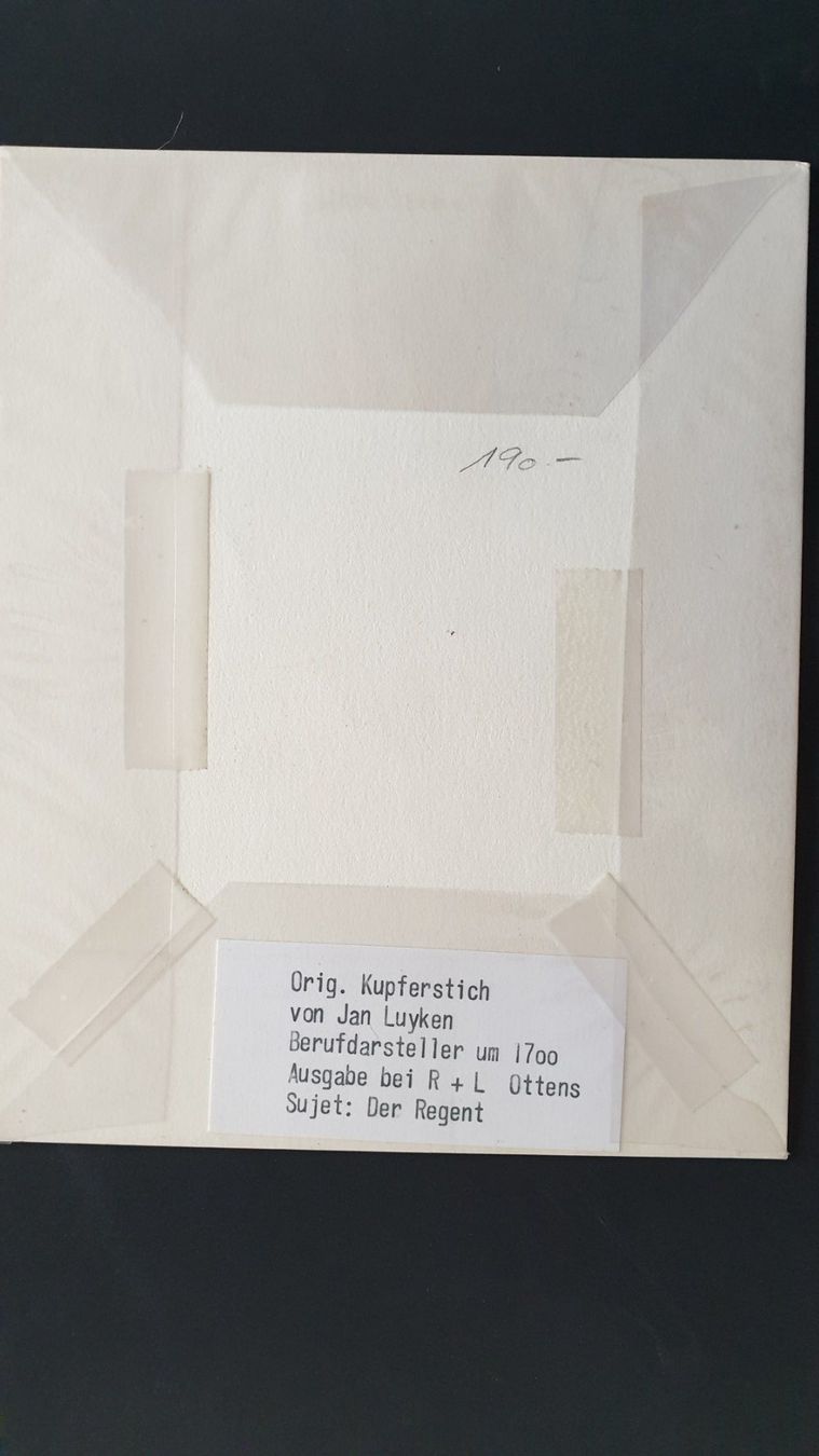 Incisioni: Der Regent. Kupferstich. Um 1700. – Usato da Goldach venduto da armando_r 2