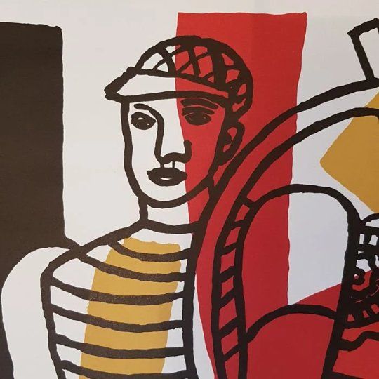 Arts picturaux & lithographies: Fernand Léger - Der Radfahrer - Originallithographie – Neuf (Voir description) à Ponte Tresa par 11GalleriaAlterEgo11 3