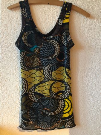 Gaultier 90er J. Soleil Mesh Top Shirt S 34 36 Vintage