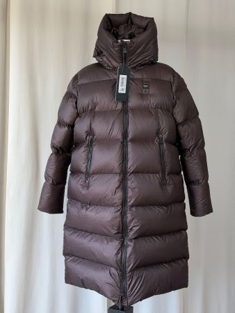 Blauer Daunenmantel braun XXL