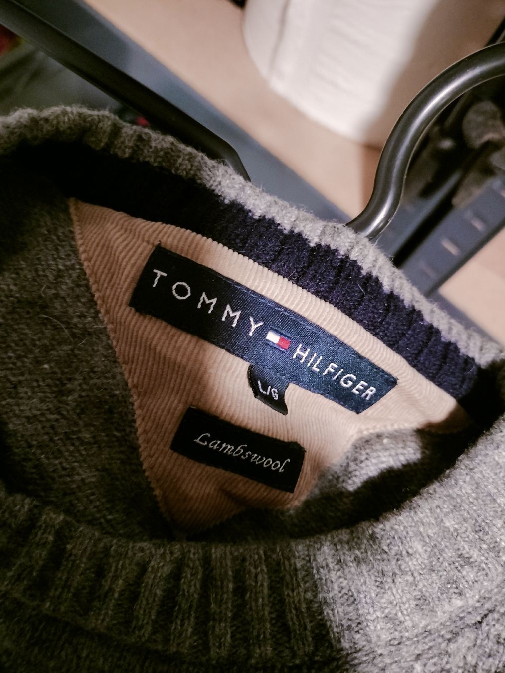Tommy Hilfiger Pullover & Sweatshirts: Tommy Hilfiger pullover Lambswool Lammwolle Wolle gr L – Gebraucht aus Gordevio von LadyTicino 1