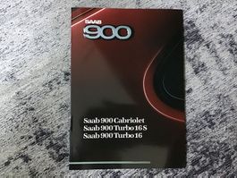 Saab 900 Cabriolet/Turbo Prospekt 1987