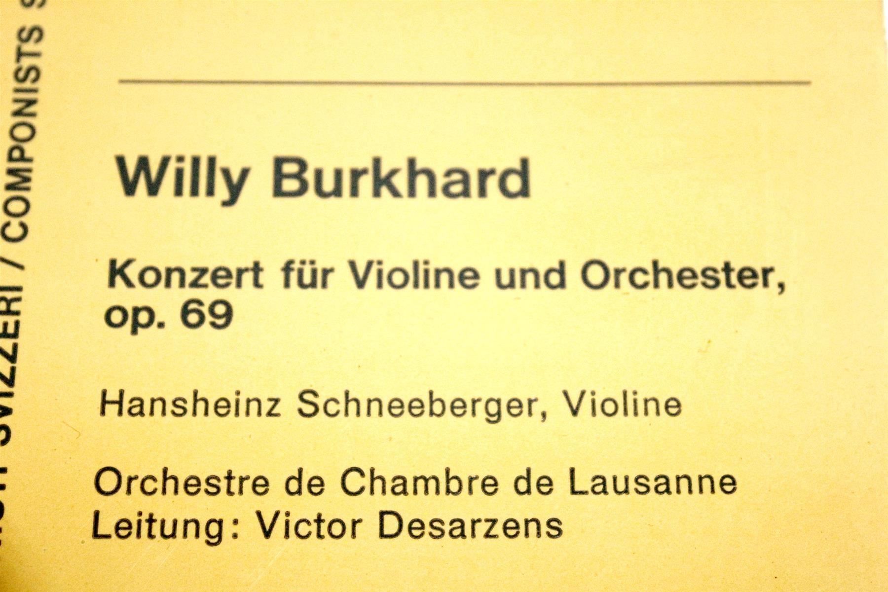 CD: Willy Burkhard / Frank Martin: KONZERTE – Usato da Bern venduto da vinyl-heaven 1