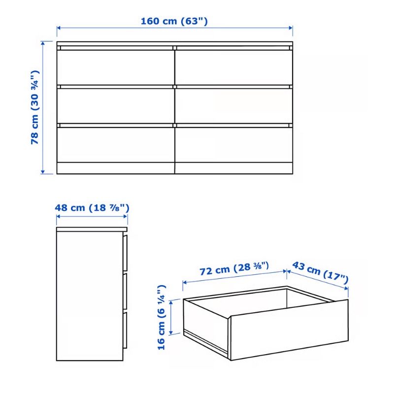 Commodes: IKEA MALM Kommode – Neuf (Voir description) à Zürich par Lara3005 3