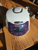 REISHUNGER Digitaler Reiskocher & Dampfgarer Weiß  1,5 L