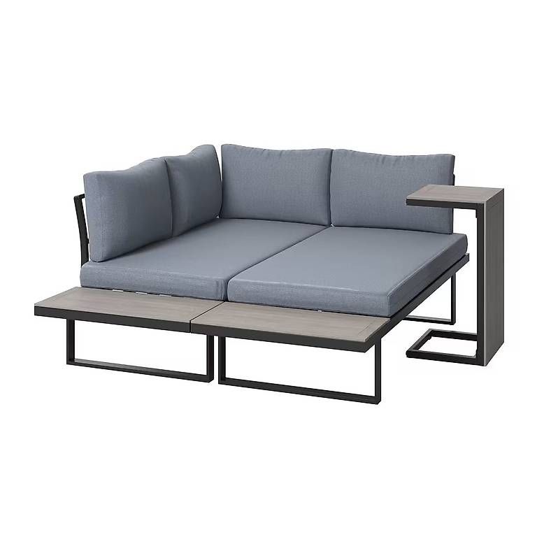 Set de table et chaises: LOUNGEGARNITUR 182/252 cm Aluminium – D'occasion à Einsiedeln par martin92 2
