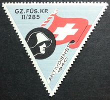 Soldatenmarke 2.WK, Grenz Füsilier Kp II/285, Wi Gz 227